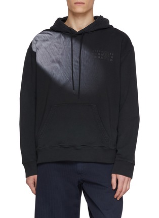首图 - 点击放大 - MM6 MAISON MARGIELA - 设计印花连帽衫
