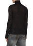 背面 - 点击放大 - MM6 MAISON MARGIELA - Printed Turtleneck Wool Top
