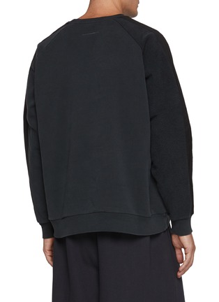 背面 - 点击放大 - MM6 MAISON MARGIELA - 拼接纯棉套头卫衣