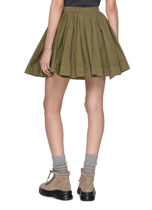 背面 - 点击放大 - JUUN.J - 褶裥迷你半身裙