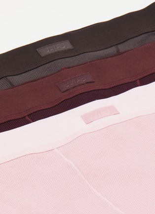  - SKIMS - COTTON RIB 平角短裤三件套