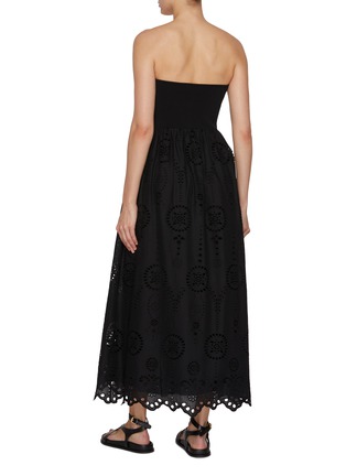背面 - 点击放大 - Matteau Swim - Strapless Broderie Anglaise Midi Dress