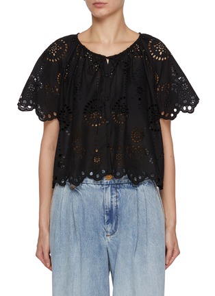 首图 - 点击放大 - Matteau Swim - Broderie Anglaise Cotton Blouse