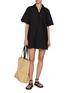 模特儿示范图 - 点击放大 - Matteau Swim - Broderie Anglaise Cotton Shirt Dress