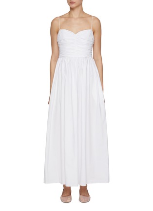 首图 - 点击放大 - Matteau Swim - Gathered Bodice Cotton Midi Dress