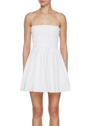 首图 - 点击放大 - Matteau Swim - Shirred Bodice Cotton Mini Dress