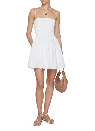 模特儿示范图 - 点击放大 - Matteau Swim - Shirred Bodice Cotton Mini Dress