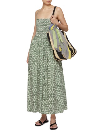 模特儿示范图 - 点击放大 - Matteau Swim - Shirred Bodice Cotton Dress