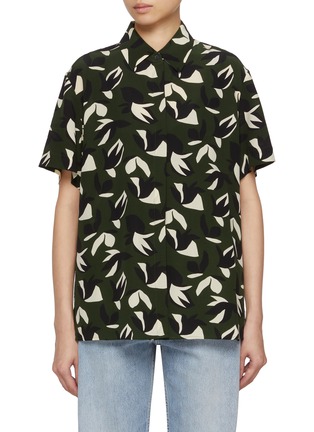 首图 - 点击放大 - Matteau Swim - Short Sleeve Printed Silk Shirt