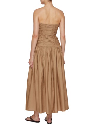 背面 - 点击放大 - Matteau Swim - Strapless Drop Waist Cotton Dress
