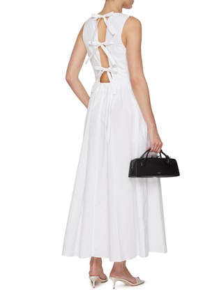 模特儿示范图 - 点击放大 - Matteau Swim - Tie Back Cotton Midi Dress