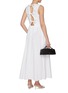 模特儿示范图 - 点击放大 - Matteau Swim - Tie Back Cotton Midi Dress