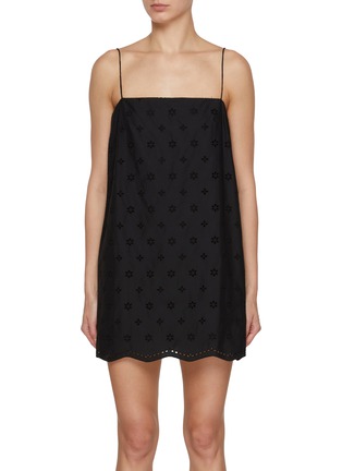 首图 - 点击放大 - Matteau Swim - Broderie Anglaise Cotton Mini Shift Dress