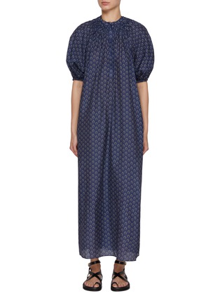 首图 - 点击放大 - Matteau Swim - Gathered Yoke Cotton Silk Popover Dress