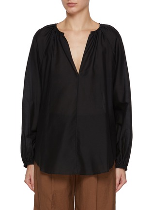 首图 - 点击放大 - Matteau Swim - Voluminous Cotton Silk Blouse