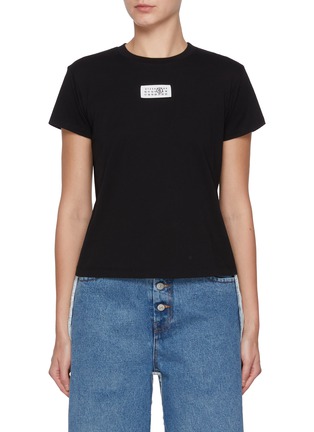 首图 - 点击放大 - MM6 MAISON MARGIELA - LOGO 拼贴纯棉 T 恤