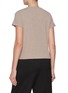 背面 - 点击放大 - MM6 MAISON MARGIELA - Logo Tab Ribbed T-Shirt
