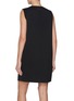 背面 - 点击放大 - MM6 MAISON MARGIELA - Sleeveless A-Line Tailoring Mini Dress