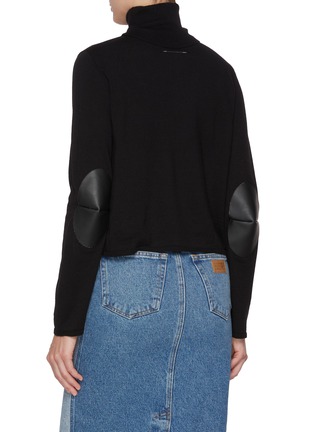 背面 - 点击放大 - MM6 MAISON MARGIELA - Elbow Patch Turtleneck Sweater