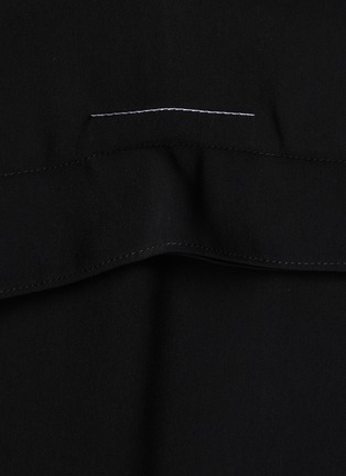  - MM6 MAISON MARGIELA - V 领褶皱连衣裙