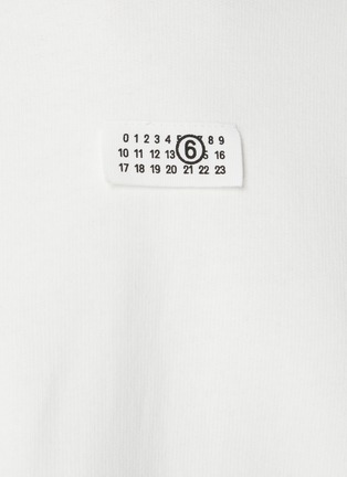  - MM6 MAISON MARGIELA - LOGO 拼贴纯棉连帽卫衣