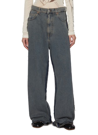 首图 - 点击放大 - MM6 MAISON MARGIELA - 反须边纯棉牛仔裤