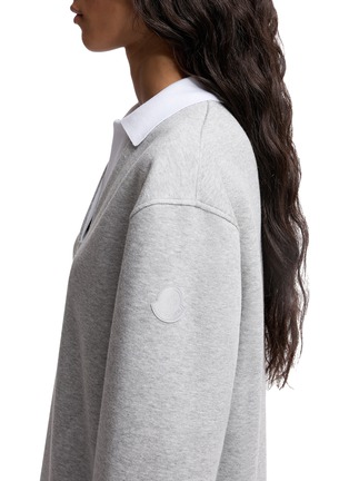 细节 - 点击放大 - MONCLER - POLO 拼接连衣裙