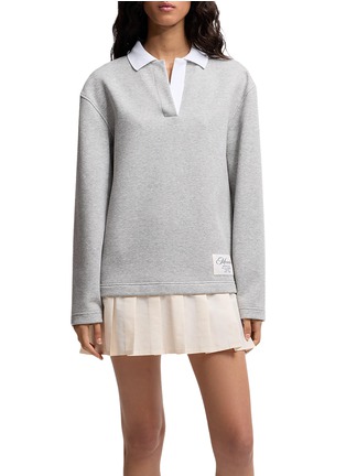 首图 - 点击放大 - MONCLER - POLO 拼接连衣裙