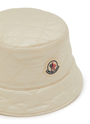 细节 - 点击放大 - MONCLER - LOGO 饰绗缝渔夫帽