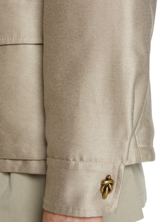  - MONCLER - 腰带饰羽绒夹克