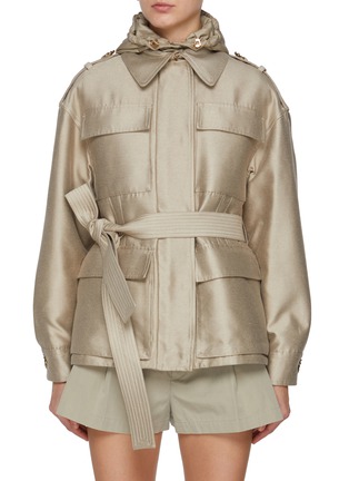 首图 - 点击放大 - MONCLER - 腰带饰羽绒夹克