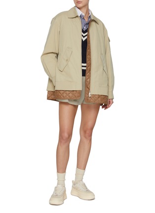 模特儿示范图 - 点击放大 - MONCLER - 羽绒衬衫式夹克