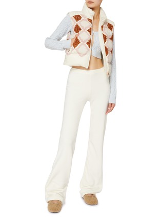 模特儿示范图 - 点击放大 - MONCLER - 菱形图案羽绒背心