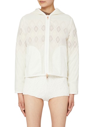 首图 - 点击放大 - MONCLER - 菱形图案羽绒开衫