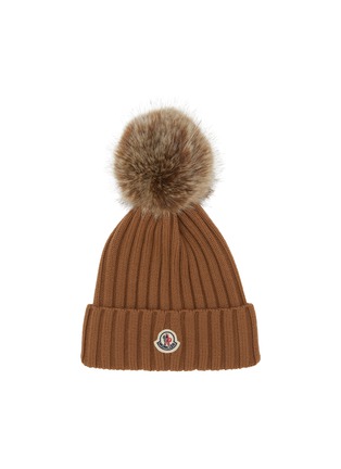 首图 - 点击放大 - MONCLER - LOGO 饰针织帽