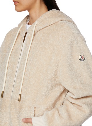  - MONCLER - 绒面拉链夹克