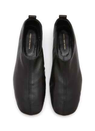 细节 - 点击放大 - DRIES VAN NOTEN - 皮革平底鞋