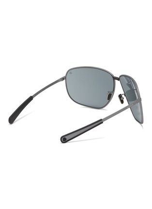 模特儿示范图 - 点击放大 - MONCLER - Metal 115 Temple Pilot Sport Sunglasses