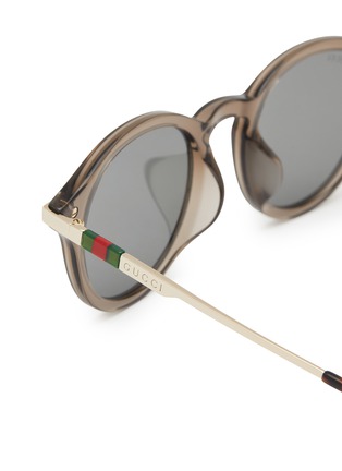 细节 - 点击放大 - GUCCI - Recycled Acetate Round Sunglasses