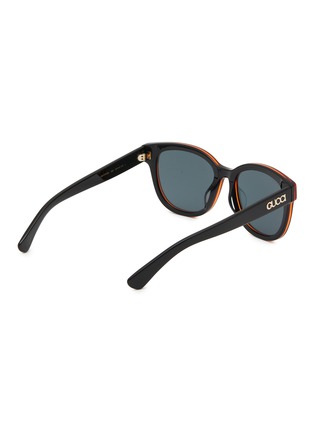 模特儿示范图 - 点击放大 - GUCCI - Recycled Acetate Square Sunglasses