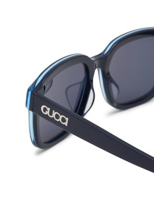细节 - 点击放大 - GUCCI - Recycled Acetate Square Sunglasses