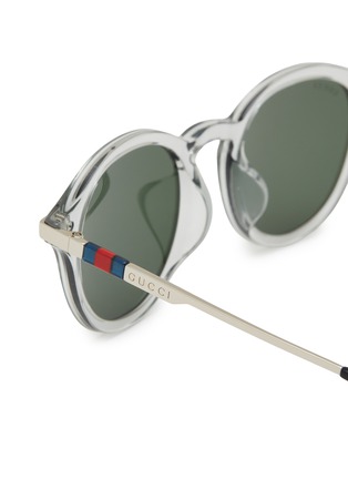 细节 - 点击放大 - GUCCI - Recycled Acetate Round Sunglasses