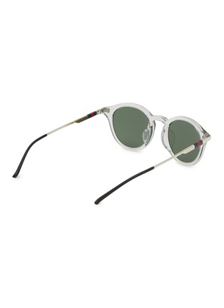 模特儿示范图 - 点击放大 - GUCCI - Recycled Acetate Round Sunglasses