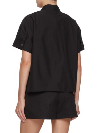 背面 - 点击放大 - THEORY - Cuffed Short Sleeve Shirt
