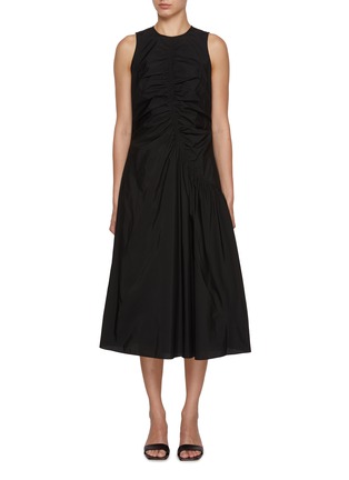 首图 - 点击放大 - THEORY - Ruched Tank Midi Dress