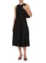 模特儿示范图 - 点击放大 - THEORY - Ruched Tank Midi Dress