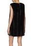背面 - 点击放大 - MM6 MAISON MARGIELA - Faux Fur V-Neck Top