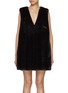 首图 - 点击放大 - MM6 MAISON MARGIELA - Faux Fur V-Neck Top