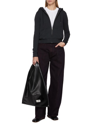 模特儿示范图 - 点击放大 - MM6 MAISON MARGIELA - 拼接连帽夹克