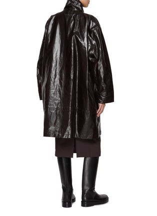背面 - 点击放大 - MM6 MAISON MARGIELA - Waxed Linen Parka Coat